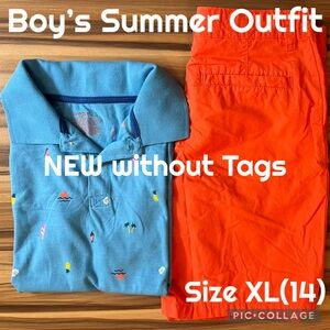 Boys Clothes NEW without Tags 2 Piece Bundle Target Cat & Jack Size XL(14)